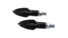 Semnalizator Highsider Vinci LED, corp negru, dispersor fumuriu, față și spate (pereche)