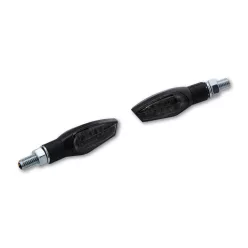   Semnalizator Highsider Nova LED, corp negru, dispersor fumuriu, față și spate (pereche)