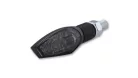 Semnalizator Highsider Nova LED, corp negru, dispersor fumuriu, față și spate (pereche)