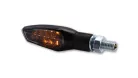 Semnalizator Highsider Nova LED, corp negru, dispersor fumuriu, față și spate (pereche)