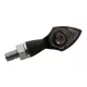 Semnalizator Highsider Pen Head LED, corp negru, dispersor fumuriu, față și spate (pereche)