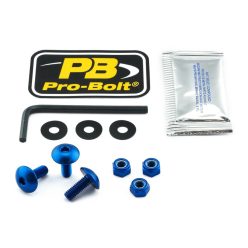 Pro Bolt Bolt Kit Lic Plate Blue