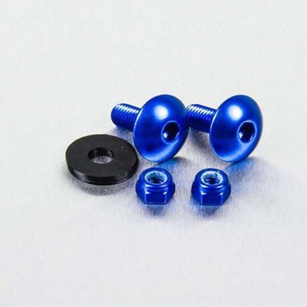 Pro Bolt Bolt Kit Lic Plate M6X16 Blue