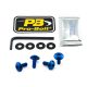 Pro Bolt Bolt Kit Lic Plate M6X16 Blue