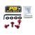 Pro Bolt Bolt Kit Lic Plate M6X16 Red