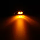 Semnalizator Highsider Vision-TS LED, corp negru, dispersor fumuriu, față și spate (pereche)