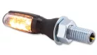 Semnalizator Highsider Spark LED, corp negru, dispersor transparent, față și spate (pereche)