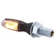 Semnalizator Highsider Spark LED, corp negru, dispersor transparent, față și spate (pereche)