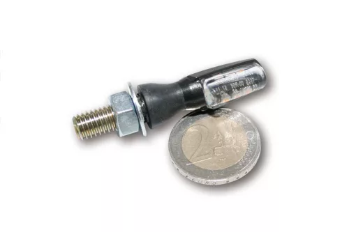 Semnalizator Highsider Spark LED, corp negru, dispersor transparent, față și spate (pereche)
