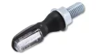 Semnalizator Highsider Spark LED, corp negru, dispersor transparent, față și spate (pereche)