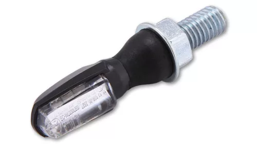 Semnalizator Highsider Spark LED, corp negru, dispersor transparent, față și spate (pereche)
