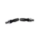 Semnalizator Highsider Spark LED, corp negru, dispersor fumuriu, față și spate (pereche)