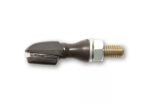 Semnalizator Highsider Spark LED, corp negru, dispersor fumuriu, față și spate (pereche)