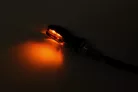 Semnalizator Highsider Spark LED, corp negru, dispersor fumuriu, față și spate (pereche)