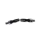 Semnalizator Highsider Spark LED cu lumină de poziție 2 în 1, negru/fumuriu, omologat E (pereche)