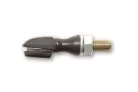 Semnalizator Highsider Spark LED cu lumină de poziție 2 în 1, negru/fumuriu, omologat E (pereche)