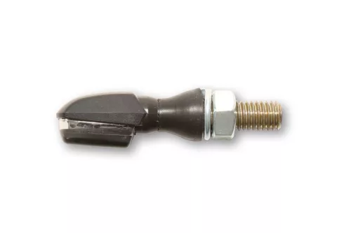 Semnalizator Highsider Spark LED cu lumină de poziție 2 în 1, negru/fumuriu, omologat E (pereche)