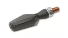 Semnalizator Highsider Scuro LED, corp negru, dispersor fumuriu, față și spate (pereche)