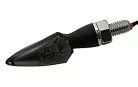 Semnalizator Highsider Stream LED, corp negru, dispersor fumuriu, față și spate (pereche)