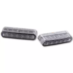   Semnalizator Highsider Shorty modul LED, dispersor fumuriu, față și spate (pereche)