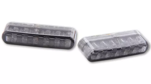 Semnalizator Highsider Shorty modul LED, dispersor fumuriu, față și spate (pereche)