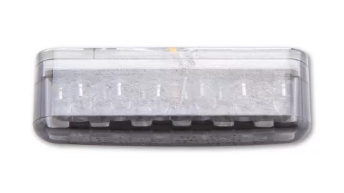 Semnalizator Highsider Shorty modul LED, dispersor fumuriu, față și spate (pereche)