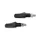 Semnalizator Highsider Shorty-Fin LED, corp negru, dispersor fumuriu, față și spate (pereche)