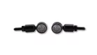 Semnalizator Highsider MC-1 LED, corp negru, dispersor transparent, față și spate (pereche)