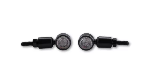 Semnalizator Highsider MC-1 LED, corp negru, dispersor transparent, față și spate (pereche)