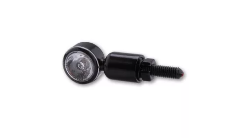 Semnalizator Highsider MC-1 LED, corp negru, dispersor transparent, față și spate (pereche)