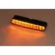 Semnalizator Highsider Stripe modul LED, dispersor fumuriu, față și spate (pereche)