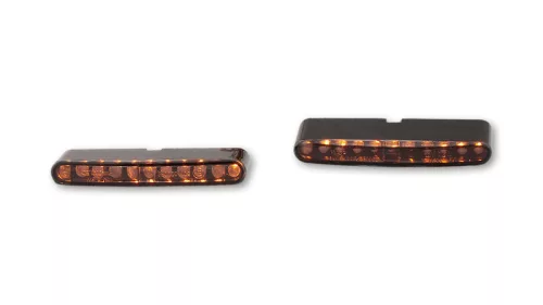Semnalizator Highsider Stripe modul LED, dispersor fumuriu, față și spate (pereche)