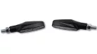 Semnalizator Highsider Stix LED, corp negru, dispersor transparent, față și spate (pereche)