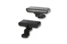 Semnalizator Highsider Stripe LED, corp negru, dispersor transparent, față (pereche)