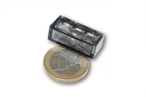 Semnalizator Highsider Cube-H modul LED, dispersor fumuriu, față și spate (pereche)