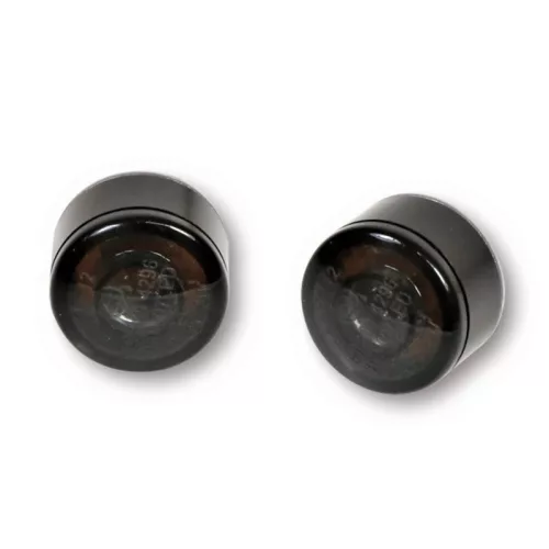 Semnalizator Highsider Apollo modul LED, corp negru, dispersor fumuriu, față și spate (pereche)