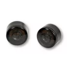 Semnalizator Highsider Apollo modul LED, corp negru, dispersor fumuriu, față și spate (pereche)