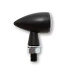 Semnalizator Highsider Montana Bullet LED, negru mat, dispersor fumuriu (pereche)