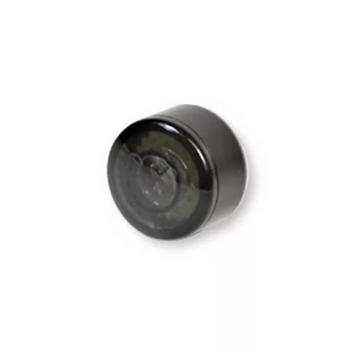 Semnalizator Highsider Apollo LED cu lumină de poziție 2 în 1, negru/fumuriu, omologat E (pereche)