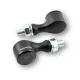 Semnalizator Highsider Apollo Classic LED, corp negru, dispersor fumuriu, față și spate (pereche)