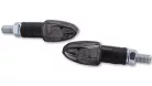 Semnalizator Highsider Lizzard LED, corp negru, dispersor fumuriu, față și spate (pereche)