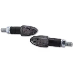   Semnalizator Highsider Lizzard LED, corp negru, dispersor fumuriu, față și spate (pereche)