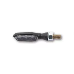   Semnalizator Highsider Sonic-X1 LED, corp negru, dispersor fumuriu, față și spate (pereche)