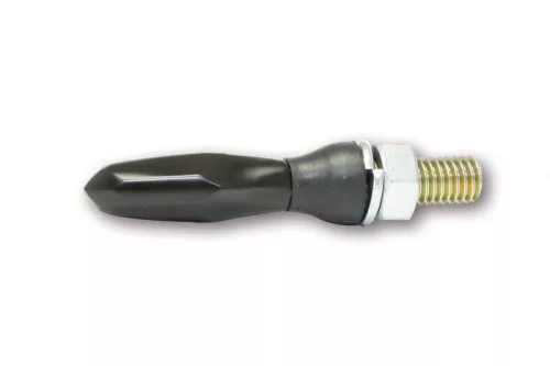 Semnalizator Highsider Sonic-X2 LED, corp negru, dispersor fumuriu, față și spate (pereche)
