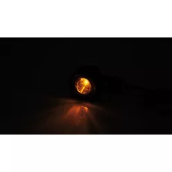  Semnalizator Highsider Classic-X1 LED, corp argintiu, dispersor fumuriu, față și spate (pereche)