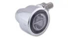 Semnalizator Highsider Classic-X1 LED, corp argintiu, dispersor fumuriu, față și spate (pereche)