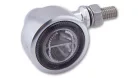 Semnalizator Highsider Classic-X1 LED, corp argintiu, dispersor fumuriu, față și spate (pereche)