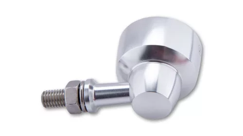 Semnalizator Highsider Classic-X1 LED, corp argintiu, dispersor fumuriu, față și spate (pereche)
