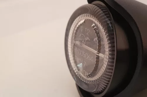 Semnalizator Highsider Akron-X mini LED, corp negru, dispersor fumuriu, față și spate (pereche)