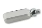 Semnalizator Highsider Bronx LED, argintiu/fumuriu, omologat E (pereche)